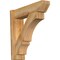 Ekena Millwork Balboa Slat Rough Sawn Outlooker, Western Red Cedar, 6"W x 22"D x 22"H OUT06X22X22BOA06RWR - alternate 1